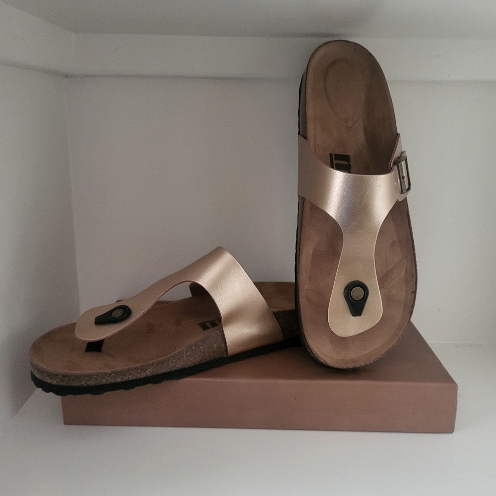 Gold sandals